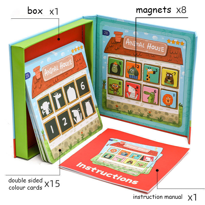 Magnet Puzzle Thinking Math & Logic Brain Teaser Game