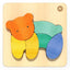 Animals Big Piece Wooden Toddler Baby Jigsaw Puzzle. 4-7pc