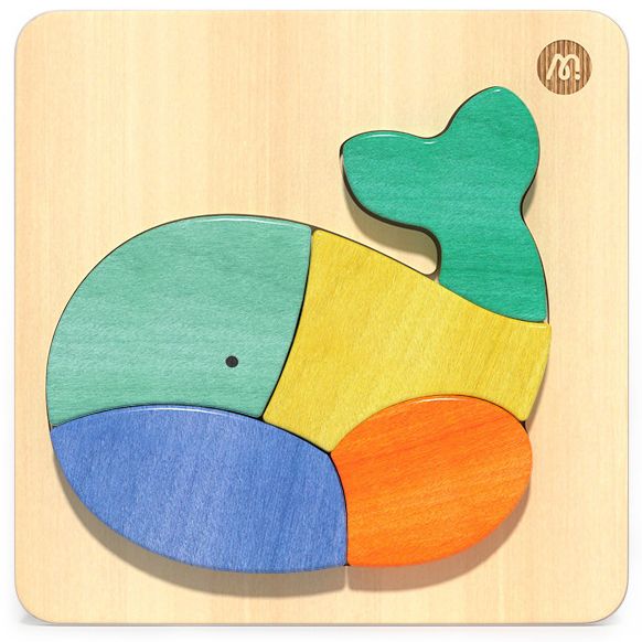 Animals Big Piece Wooden Toddler Baby Jigsaw Puzzle. 4-7pc