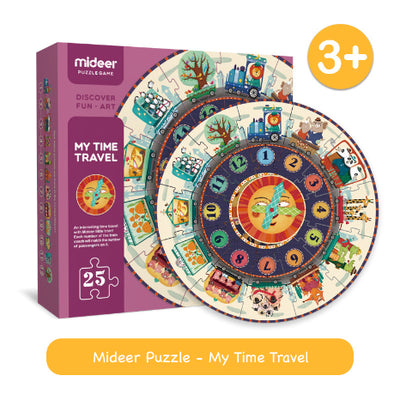 Mideer Puzzle - My Time Travel Education Early Learning