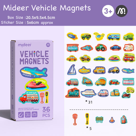 Mideer Magnetic Letters, Fridge Alphabets, Children Educational Toy for Early Learning