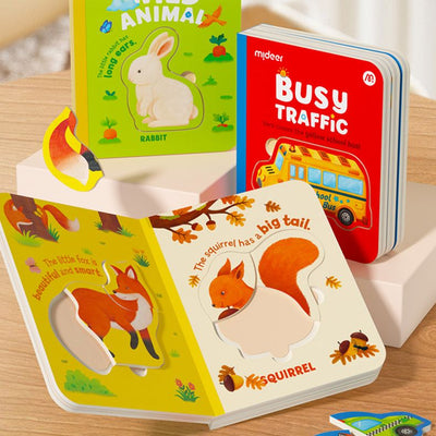 Mideer Big Piece Jigsaw Puzzle Book, Early Learning