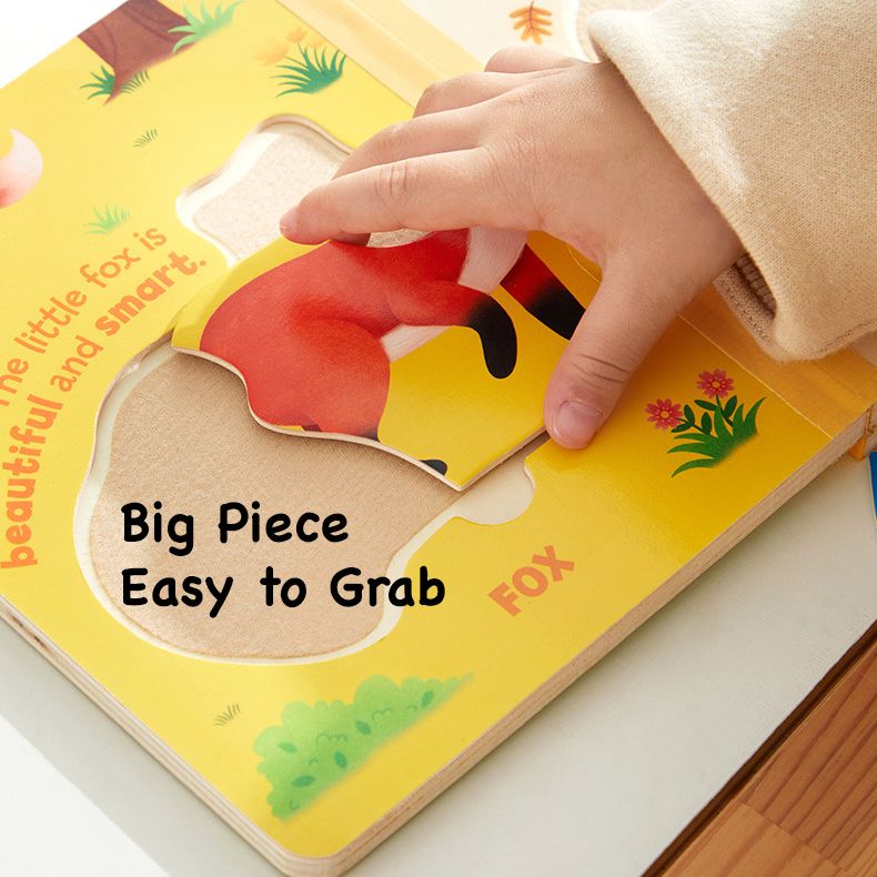 Mideer Big Piece Jigsaw Puzzle Book, Early Learning