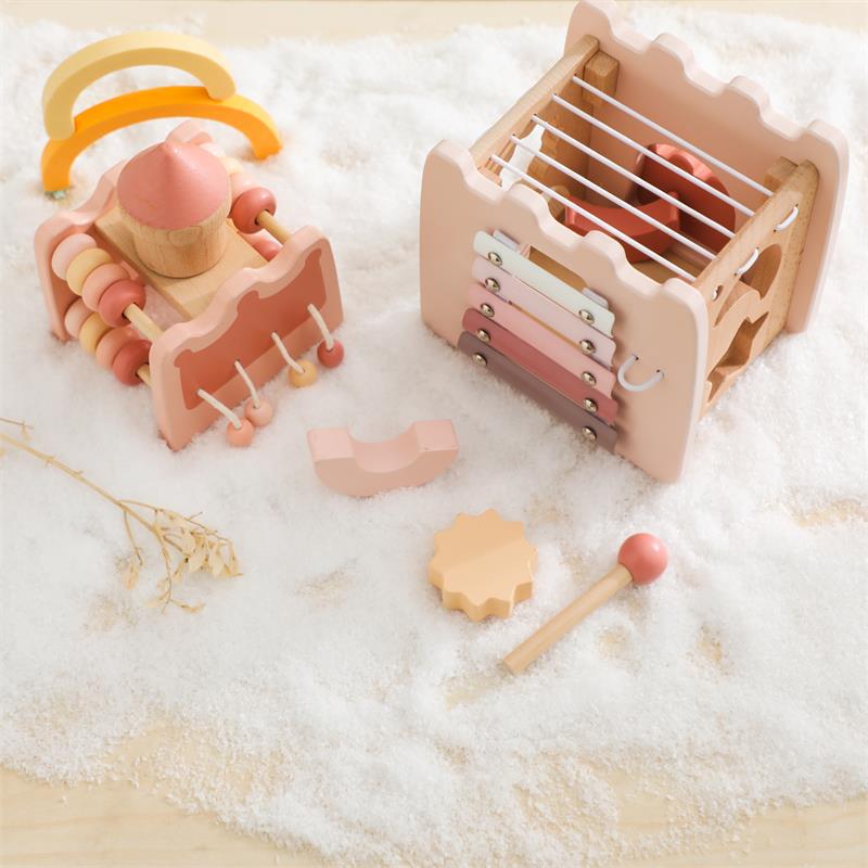 Montessori Inspired Wooden Toy Castle Multi functional