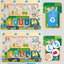 Waste sorting game board . Learn about Recycling
