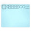Silicone activity painting mat with collapsable cup