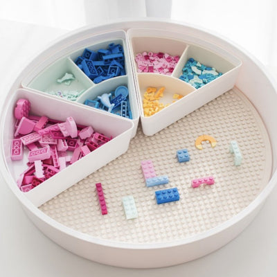 Sensory Tray Lego Food grade Silicone Base Dual Side