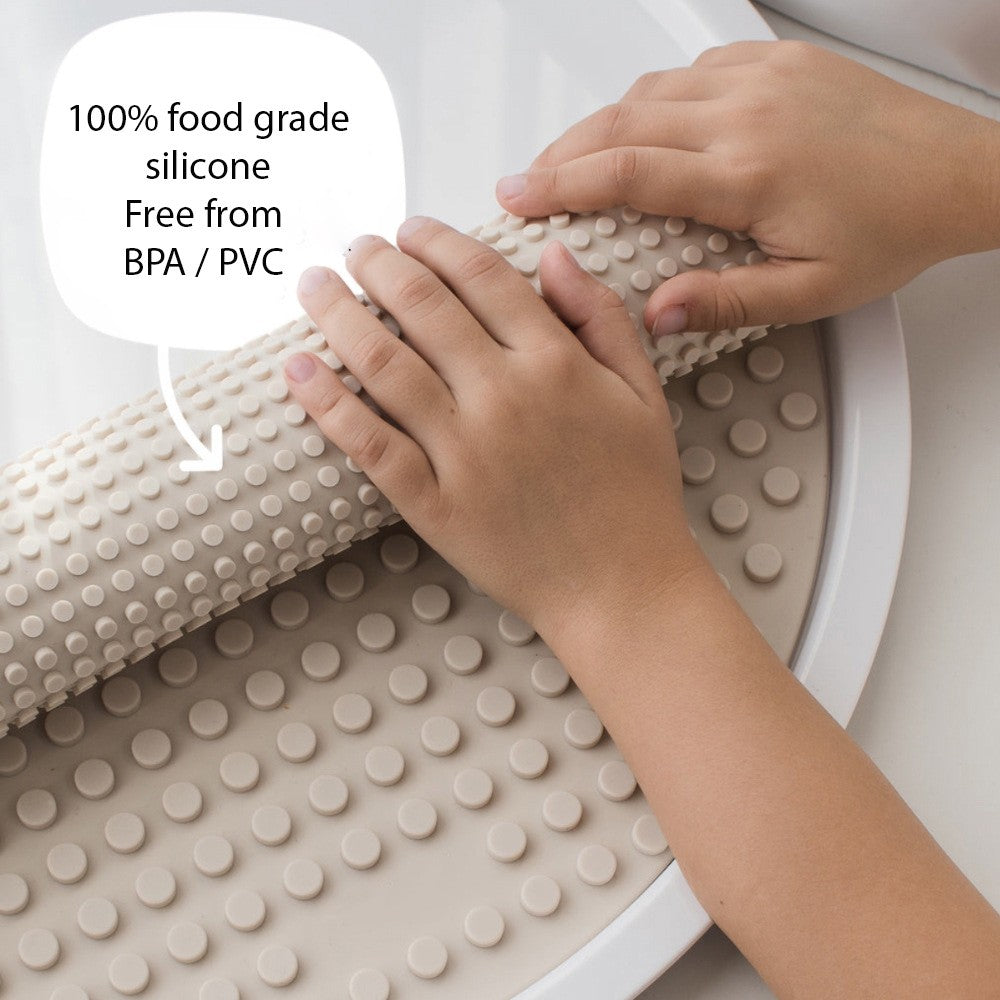 Sensory Tray Lego Food grade Silicone Base Dual Side