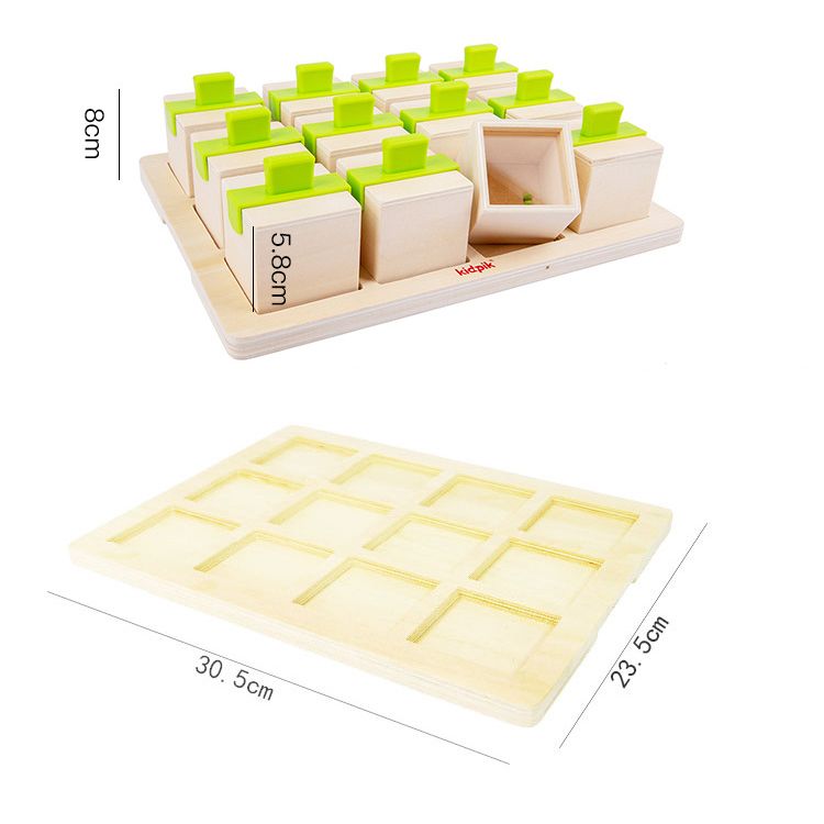 Wooden sound sensory blocks to develop auditory sensitivity