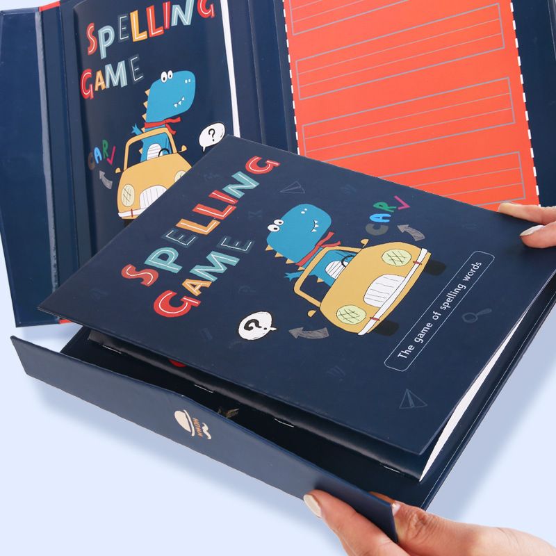 Spelling Educational Game Book with magnets and erasable marker