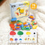 Shapes Puzzle. Stacking Colour Flat Pebbles. Educational Toy