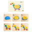 Shapes Puzzle. Stacking Colour Flat Pebbles. Educational Toy