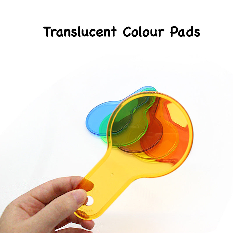 Translucent Colour Pads Montessori Learning about Colour