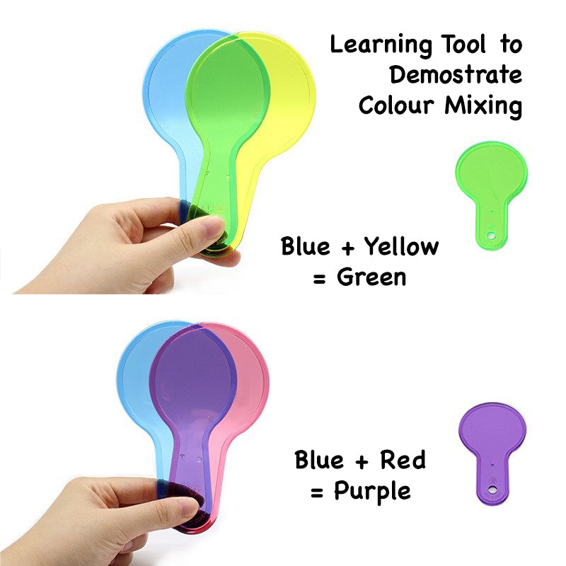 Translucent Colour Pads Montessori Learning about Colour