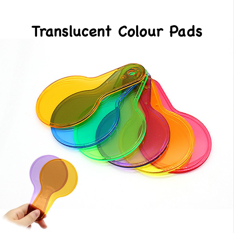 Translucent Colour Pads Montessori Learning about Colour