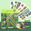 Road Tape Sticker and Urban Rail Transit Board Pretend Play