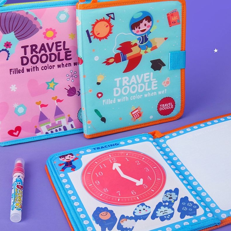 Travel Doodle Book Creative Portable Toddler Toy on the Go