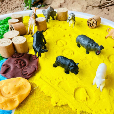 Wild Animals Theme Sensory Play Set