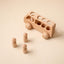 Wooden Cars with 4 counting counters Montessori inspired Toy