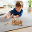 Wooden Cars with 4 counting counters Montessori inspired Toy