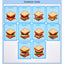 Wooden Hamburger & Sandwich Fast Food Order Kitchen Game