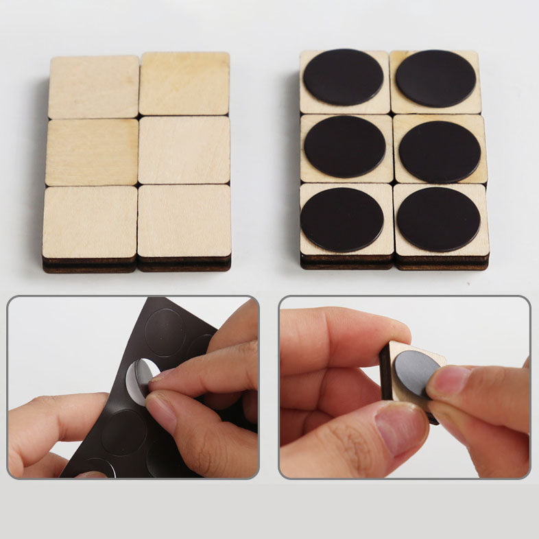 Wooden Laptop Magnetic Alphabet  Keypad Educational Toy Gift