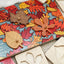 Wooden Knob Leaf Puzzle Montessori Early Learning STEM toy