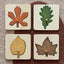 Wooden Knob Leaf Puzzle Montessori Early Learning STEM toy