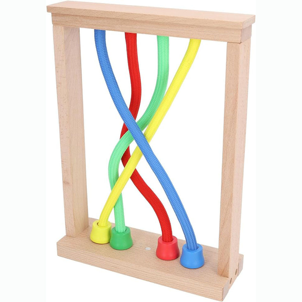 Wooden Knotting Logic Thinking Skill Family Bonding Game