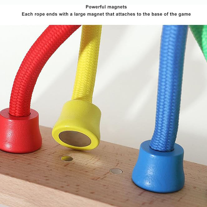 Wooden Knotting Logic Thinking Skill Family Bonding Game