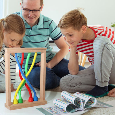 Wooden Knotting Logic Thinking Skill Family Bonding Game
