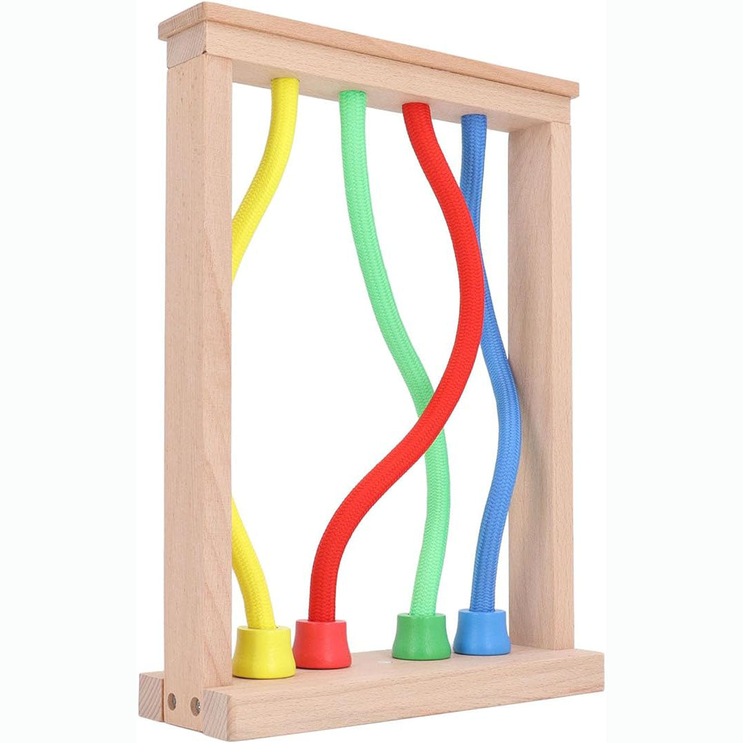 Wooden Knotting Logic Thinking Skill Family Bonding Game