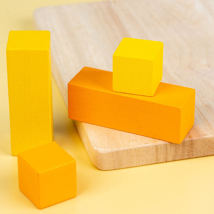 Wooden Mirror Shapes Cognition Collage Building Puzzle Game