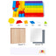 Wooden Mirror Shapes Cognition Collage Building Puzzle Game