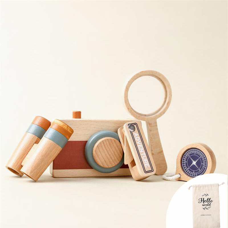 Wooden Outdoor Adventure Set Pretend Play Simulation Toy