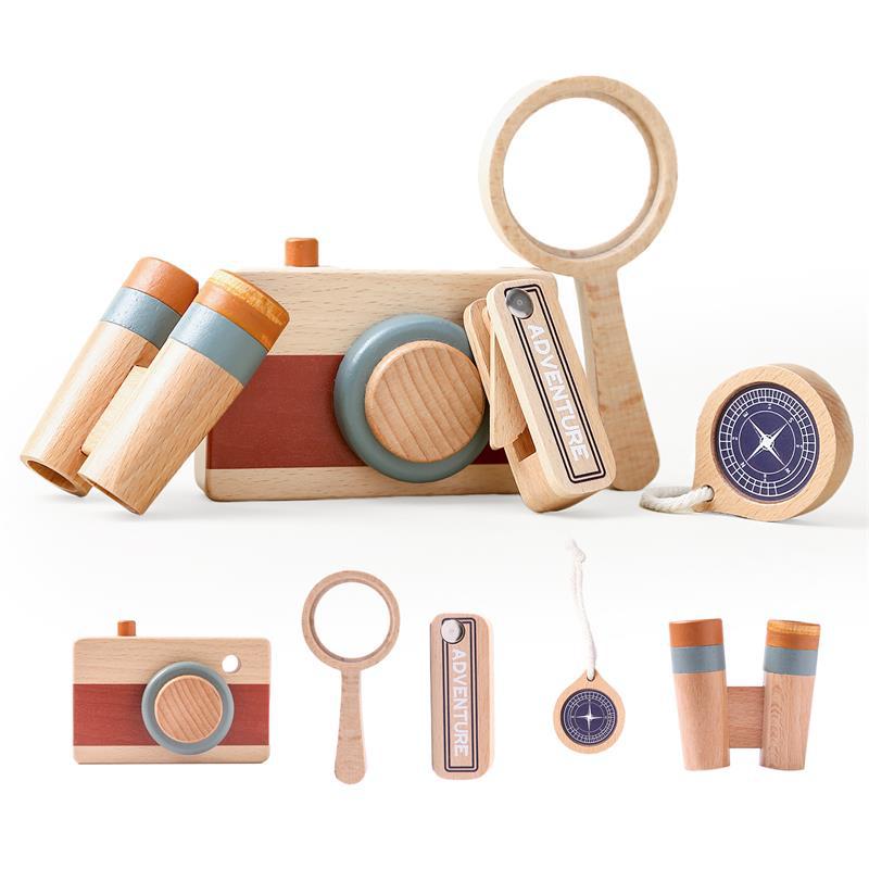 Wooden Outdoor Adventure Set Pretend Play Simulation Toy