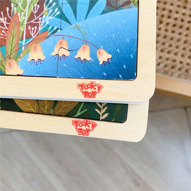 Tooky Toy Wooden Jigsaw Puzzle Pirate or Animal Theme