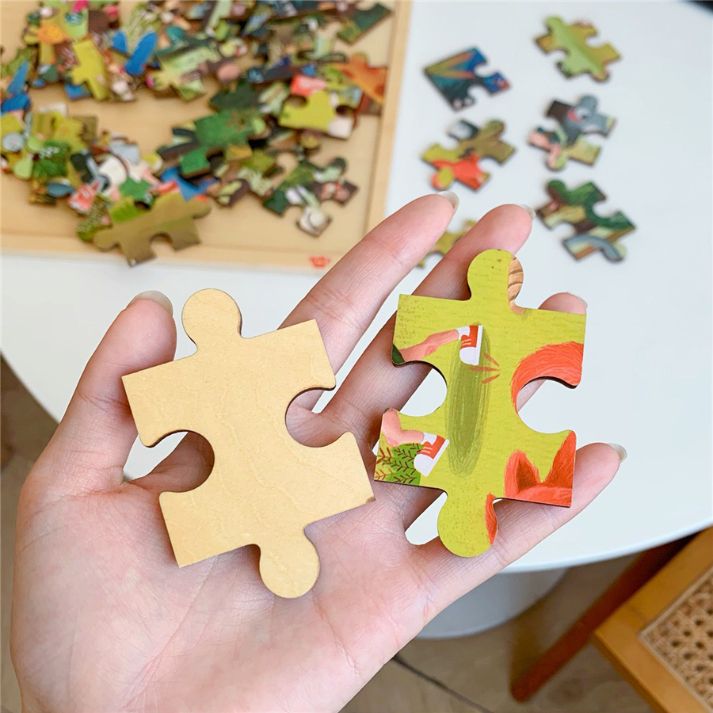 Tooky Toy Wooden Jigsaw Puzzle Pirate or Animal Theme