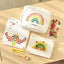 Montessori Inspired Wooden Rainbow Beads Educational Activity Board