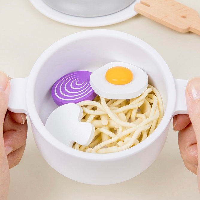 Wooden Spaghetti Play Food Pretend Play Kitchen Toy