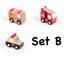 Japanese brand. Wooden Toy Transportation Vehicles
