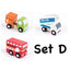 Japanese brand. Wooden Toy Transportation Vehicles