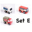 Japanese brand. Wooden Toy Transportation Vehicles