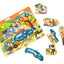 Mideer Big Knob Handle Wooden Puzzle.