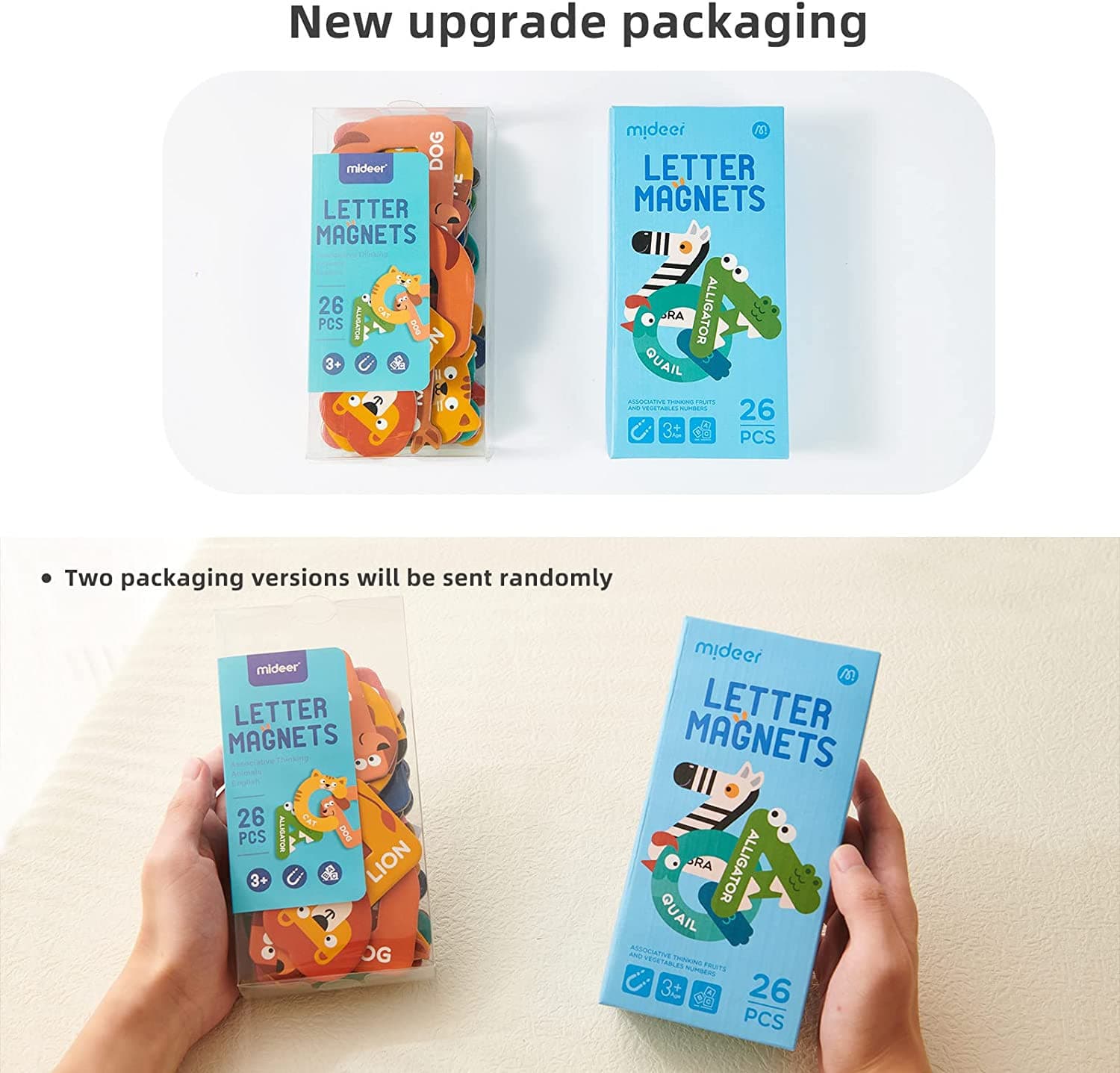 Mideer Magnetic Letters, Fridge Alphabets, Children Educational Toy for Early Learning