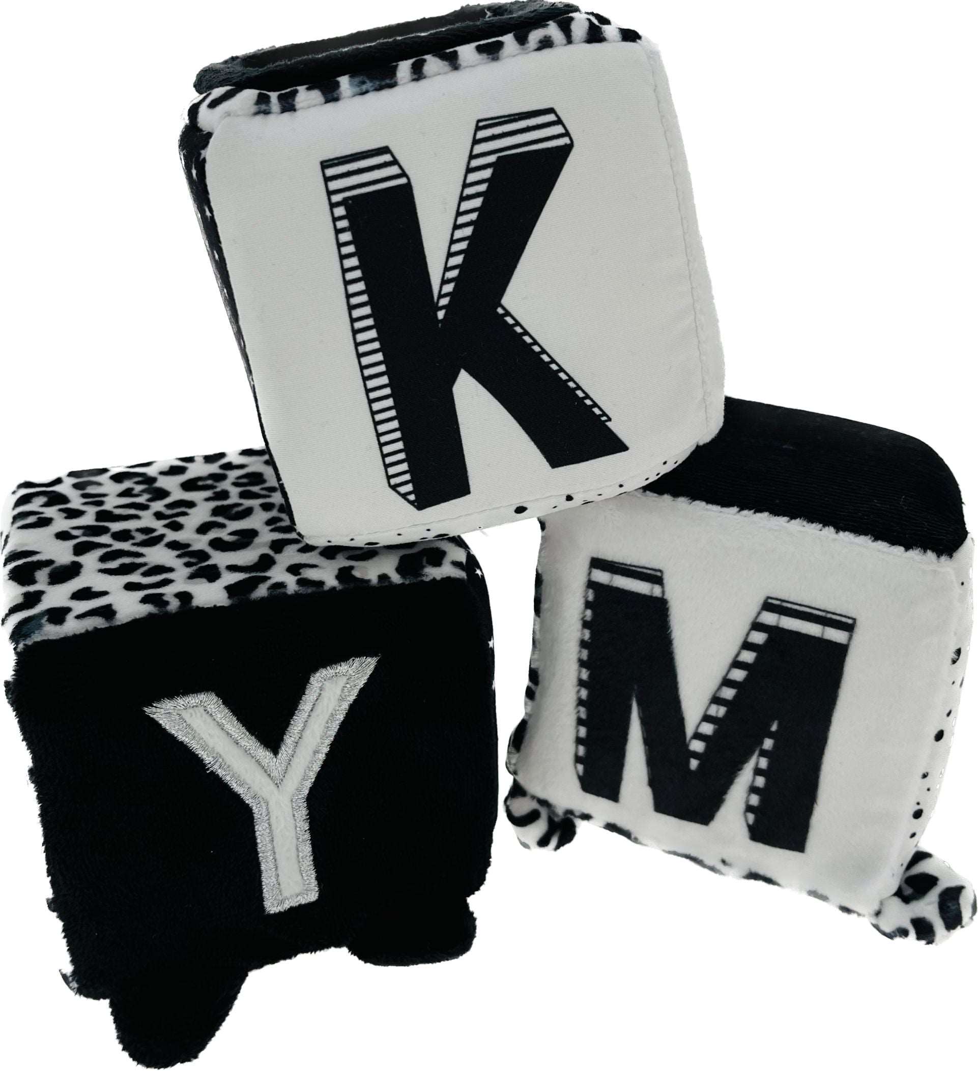 Mothercare Black and White Baby Senosory Cubes. Set of 3 Cubes