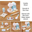 Wooden Mixer Set Pretend Play Set. Wooden Kitchen Food Toy.