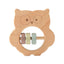 Wooden Animal Rattle. Baby Toy. Owl