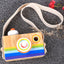 Wooden Camera with Kaleidoscope & sound feature Wooden Pretend Play Children Toy Short lens camera