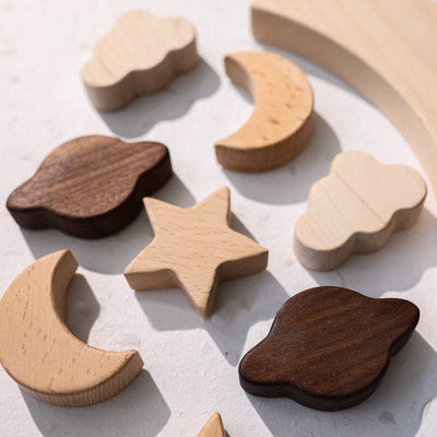 Starry Night Wooden Balancing Toy. Wooden Children Toy